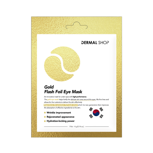 Gold Flash Foil Eye Mask DERMAL