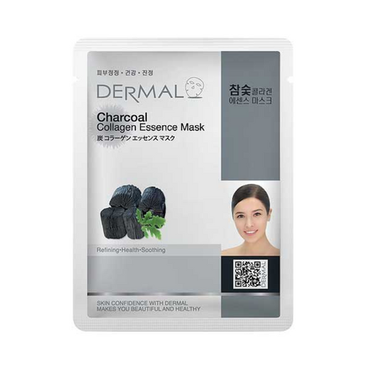 Charcoal Collagen Essence Mask DERMAL