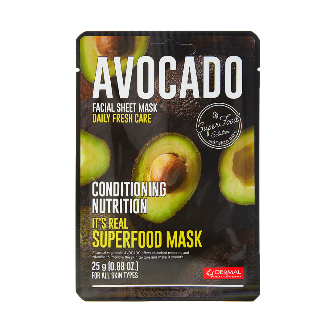 Superfood Avocado Facial Sheet Mask DERMAL